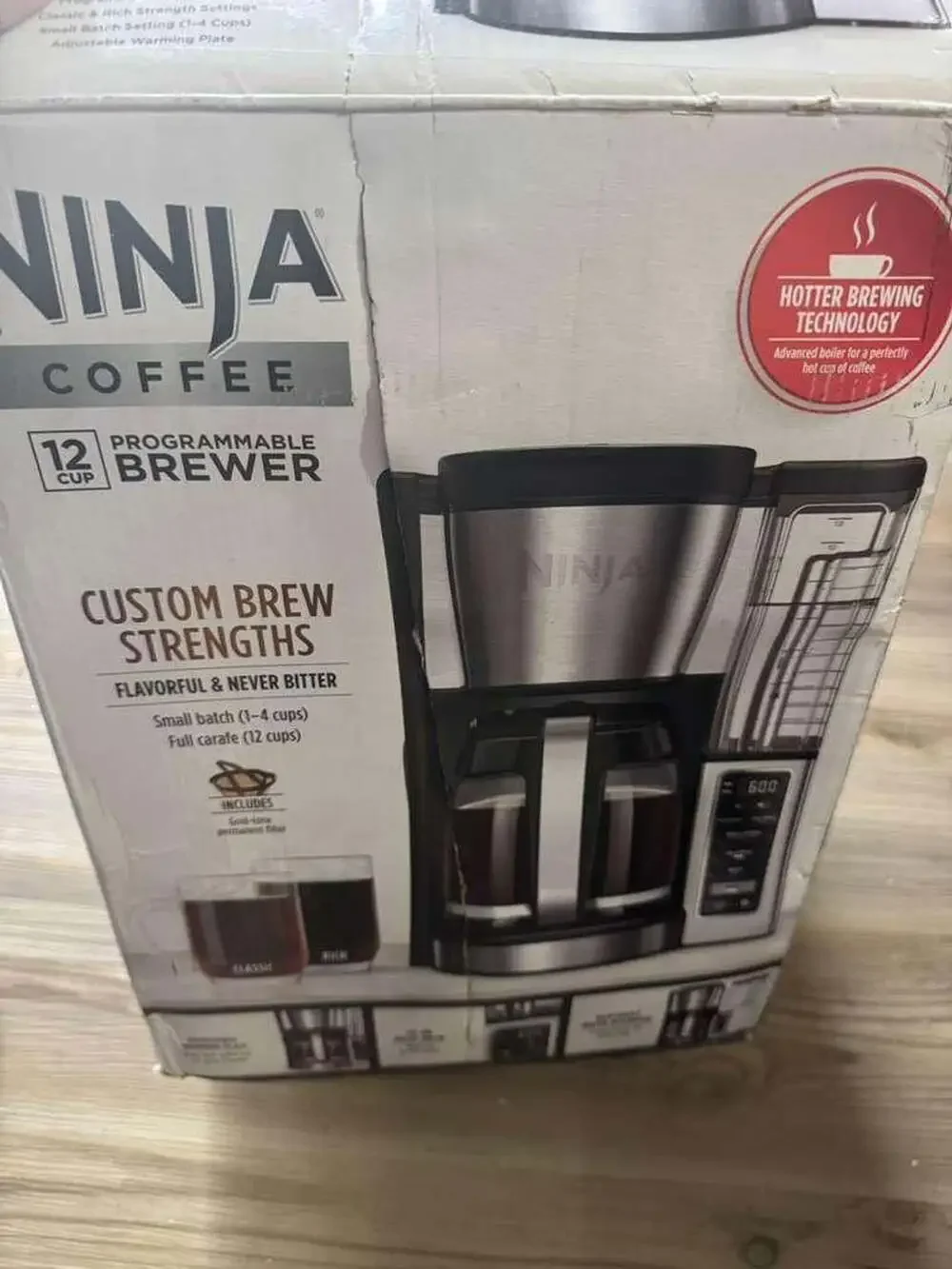 Ninja CE251 12-Cup Programmable Coffee Maker Stainless Steel